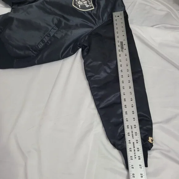 Vintage Proline by Starter Raiders Satin Bomber Jacket Made in the U.S.A Size XL - Picture 13 of 16
